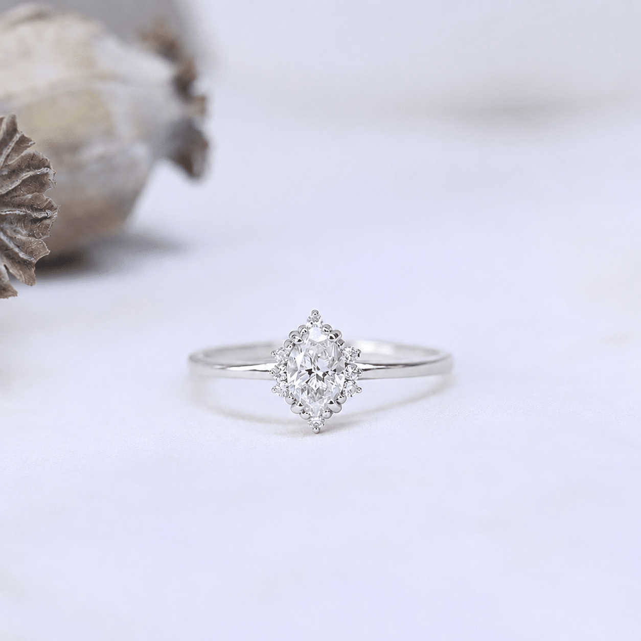 0.35 Karat E VS2 GIA Sertifikalı Vintage Elis Pırlanta Yüzük - İnza Pırlanta