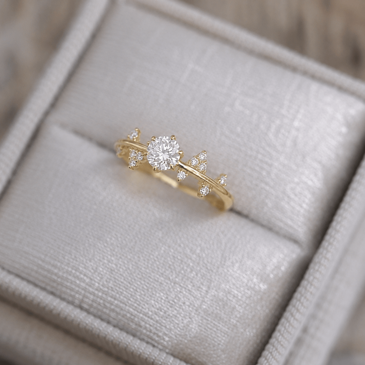 0.42 Karat Vintage Tasarım Pırlanta Yüzük - İnza Pırlanta
