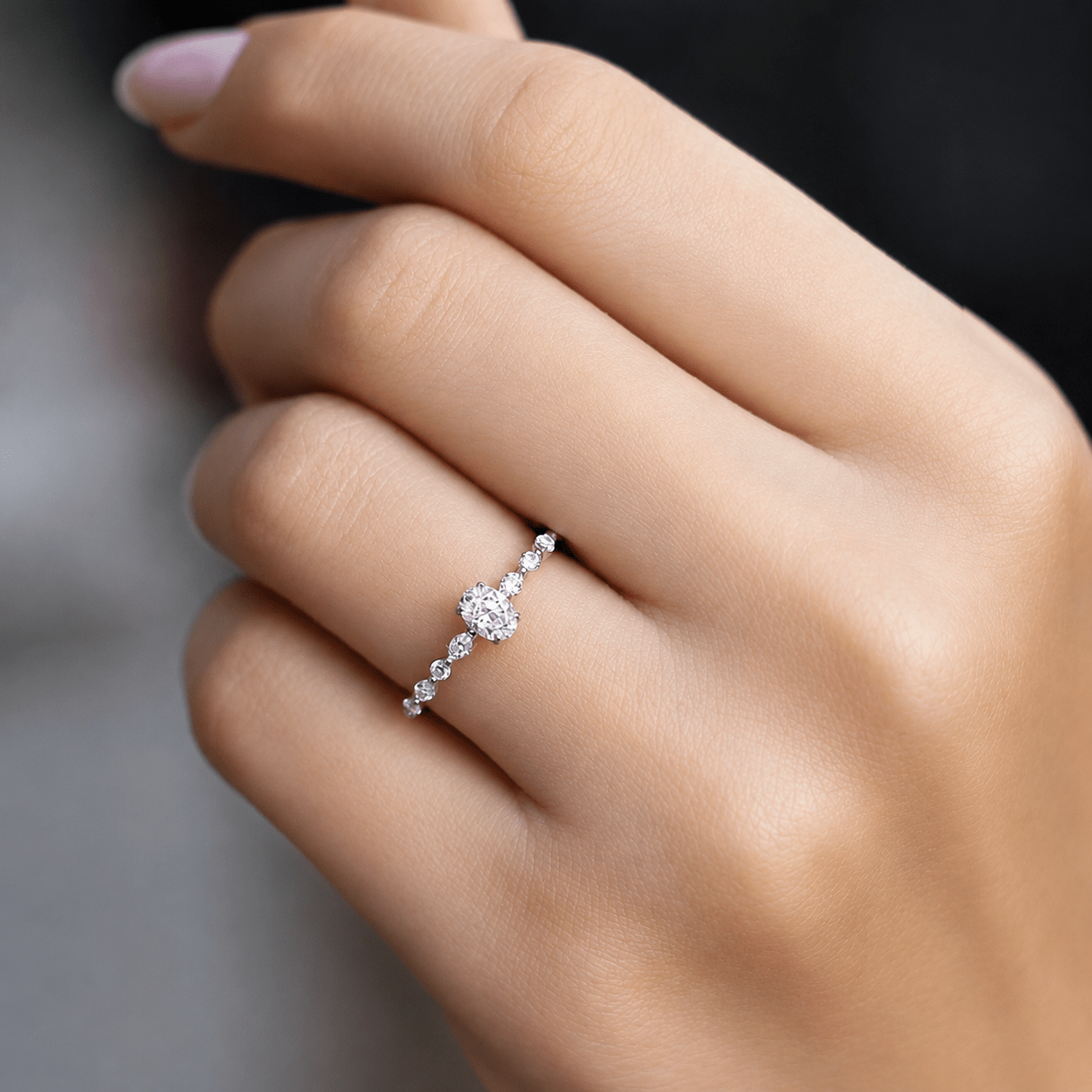 0.50 Karat Vintage Elena Pırlanta Yüzük - İnza Pırlanta