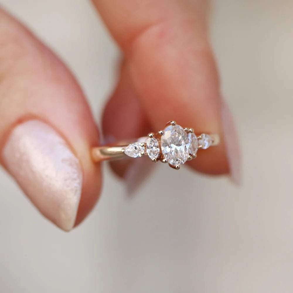 0.60 Karat D SI2 GIA Sertifikalı Vintage Diana Pırlanta Yüzük - İnza Pırlanta