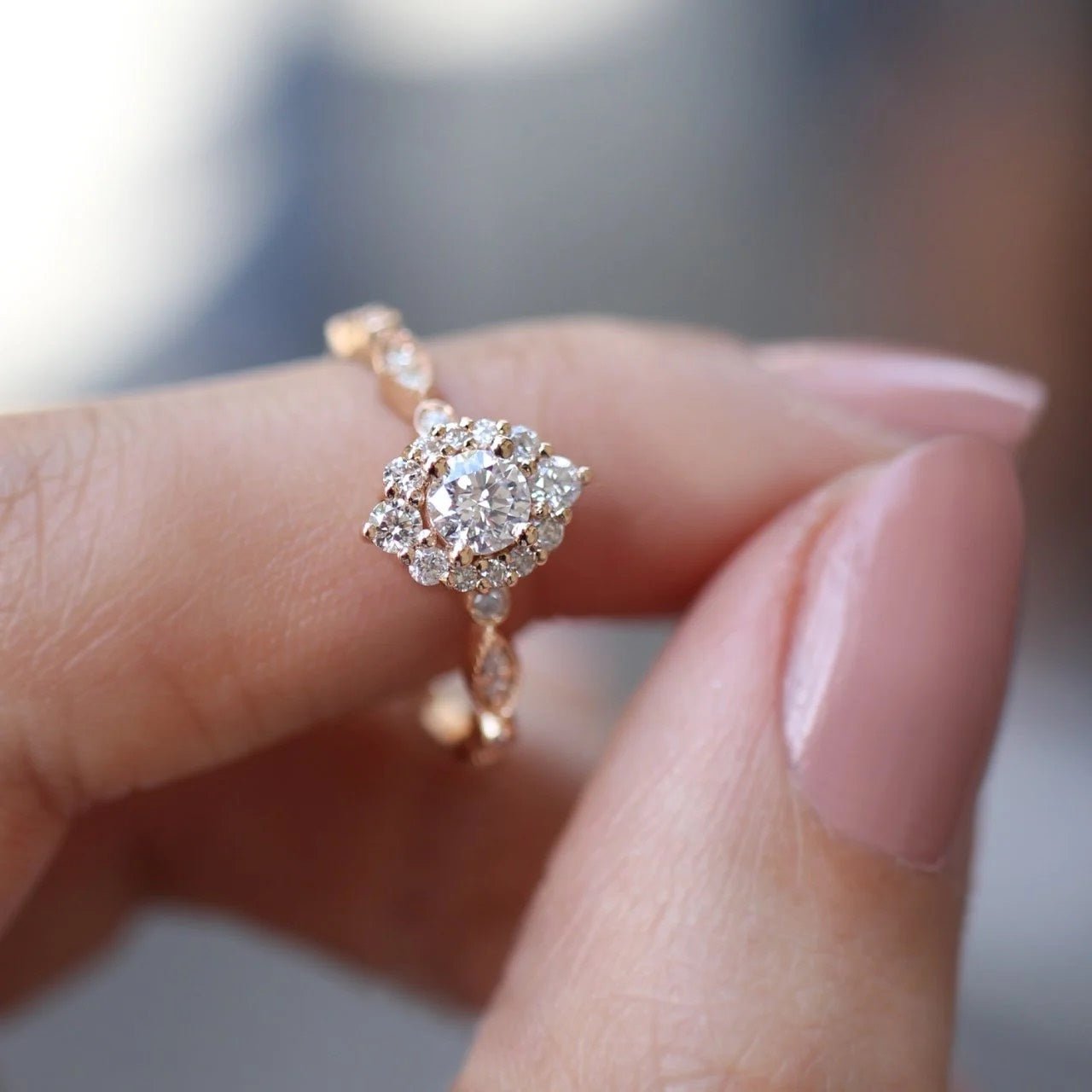 0.60 Karat Vintage Lina Pırlanta Yüzük - İnza Pırlanta