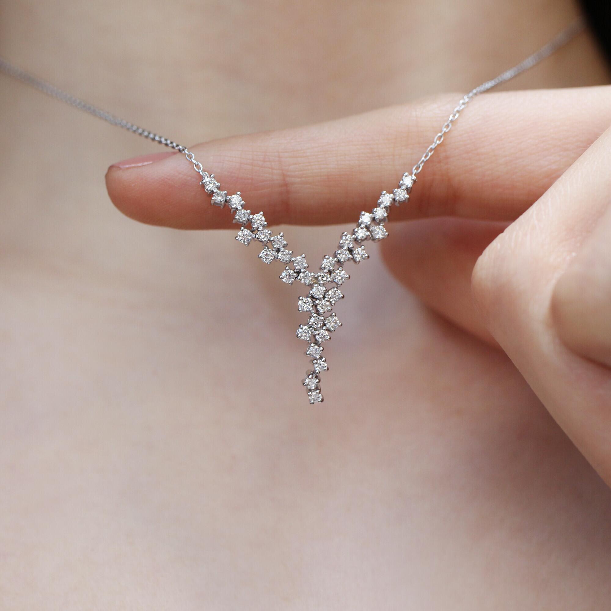 0.65 Karat Özel Tasarım Pırlanta Kolye - İnza Pırlanta