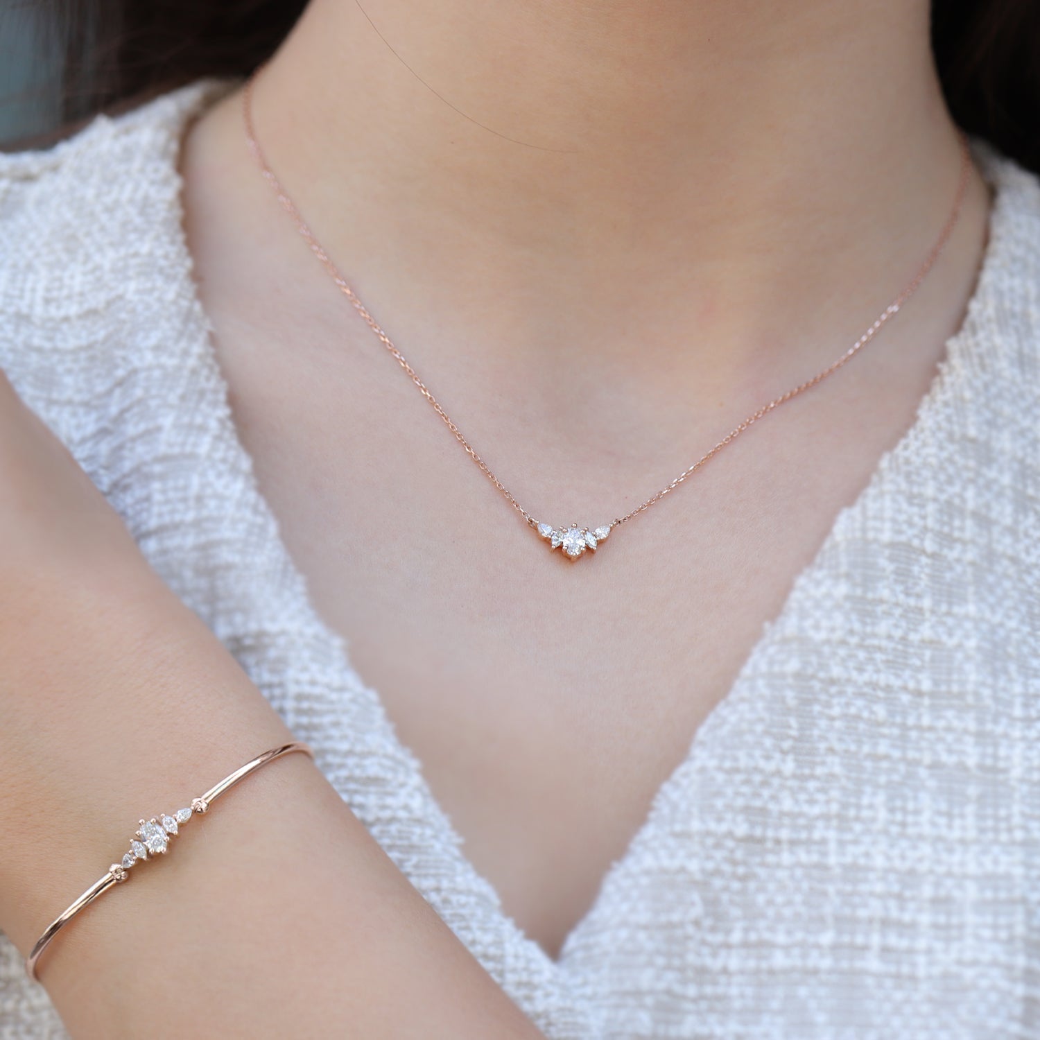 1.00 Karat Tasarım Diana Pırlanta Set - İnza Pırlanta