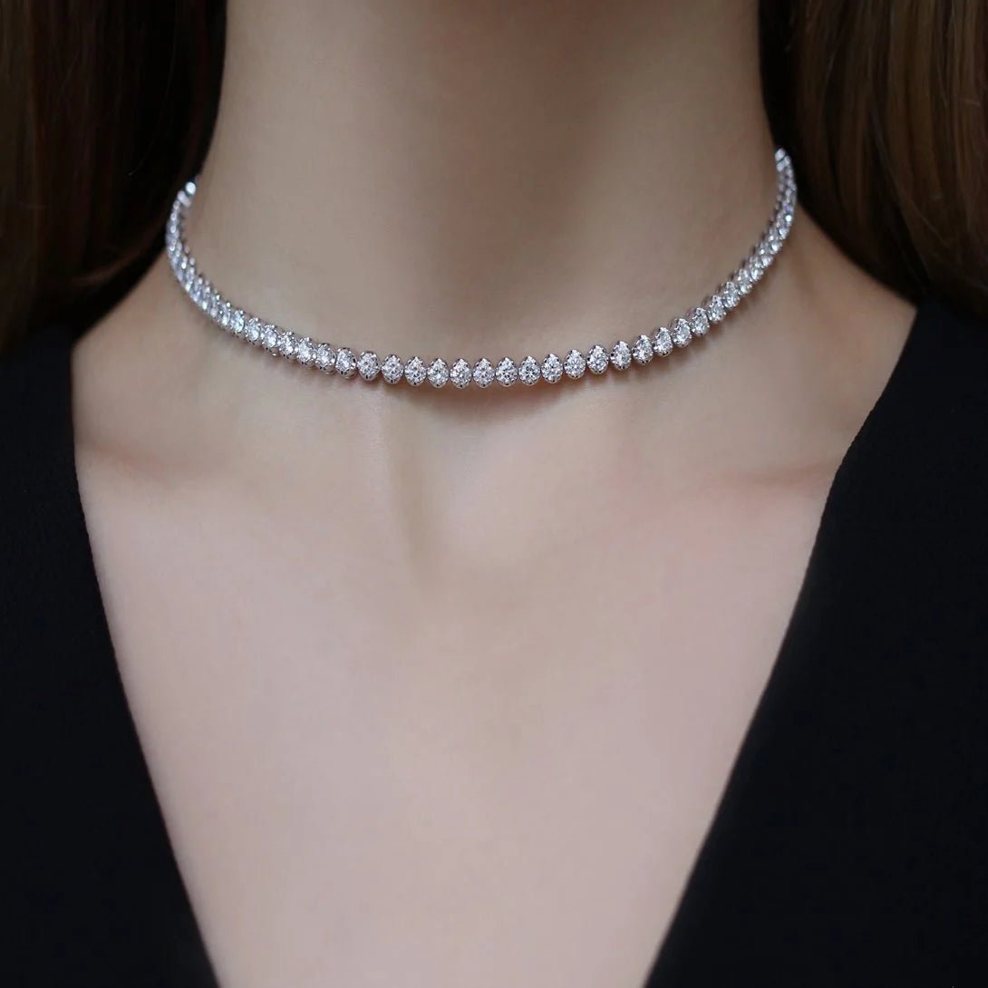 7.50 Karat Su Yolu Gerdanlık - İnza Pırlanta