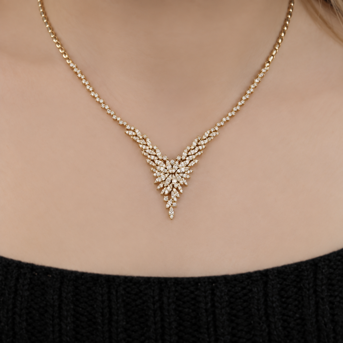 2.50 Carat Custom Design Necklace