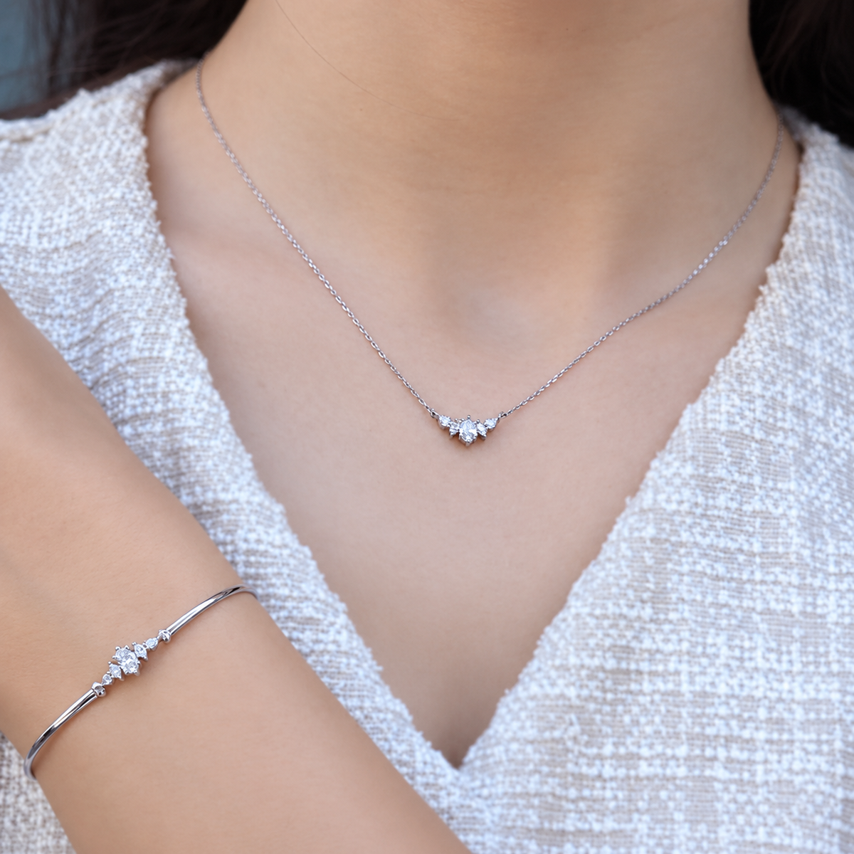 1.00 Karat Tasarım Diana Pırlanta Set