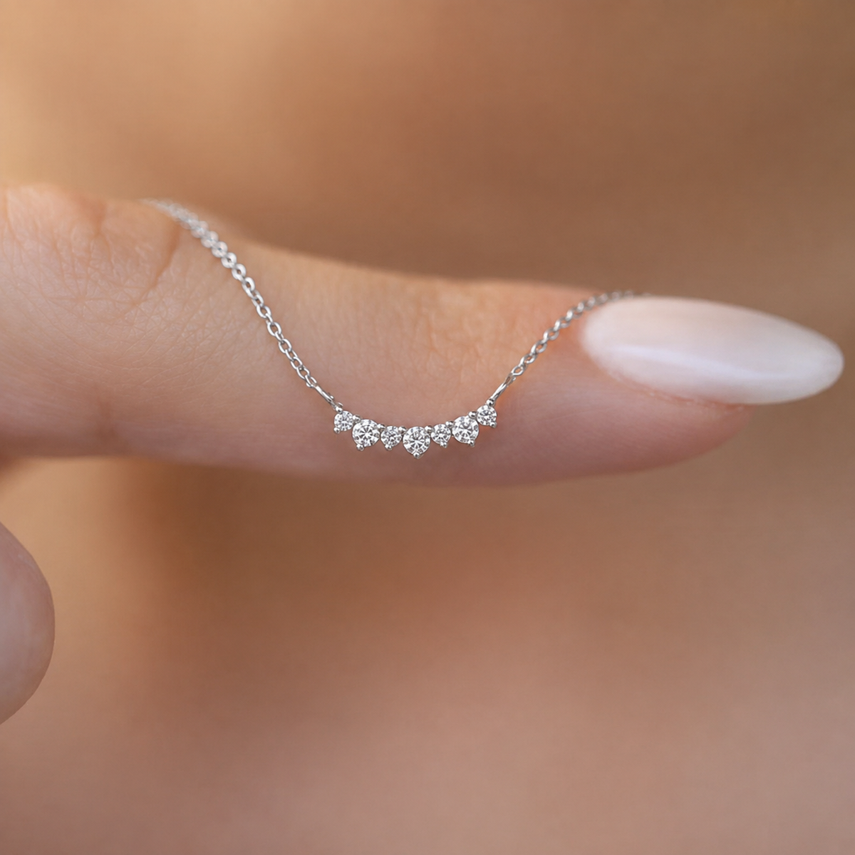 0.10 Karat Özel Tasarım Pırlanta Kolye