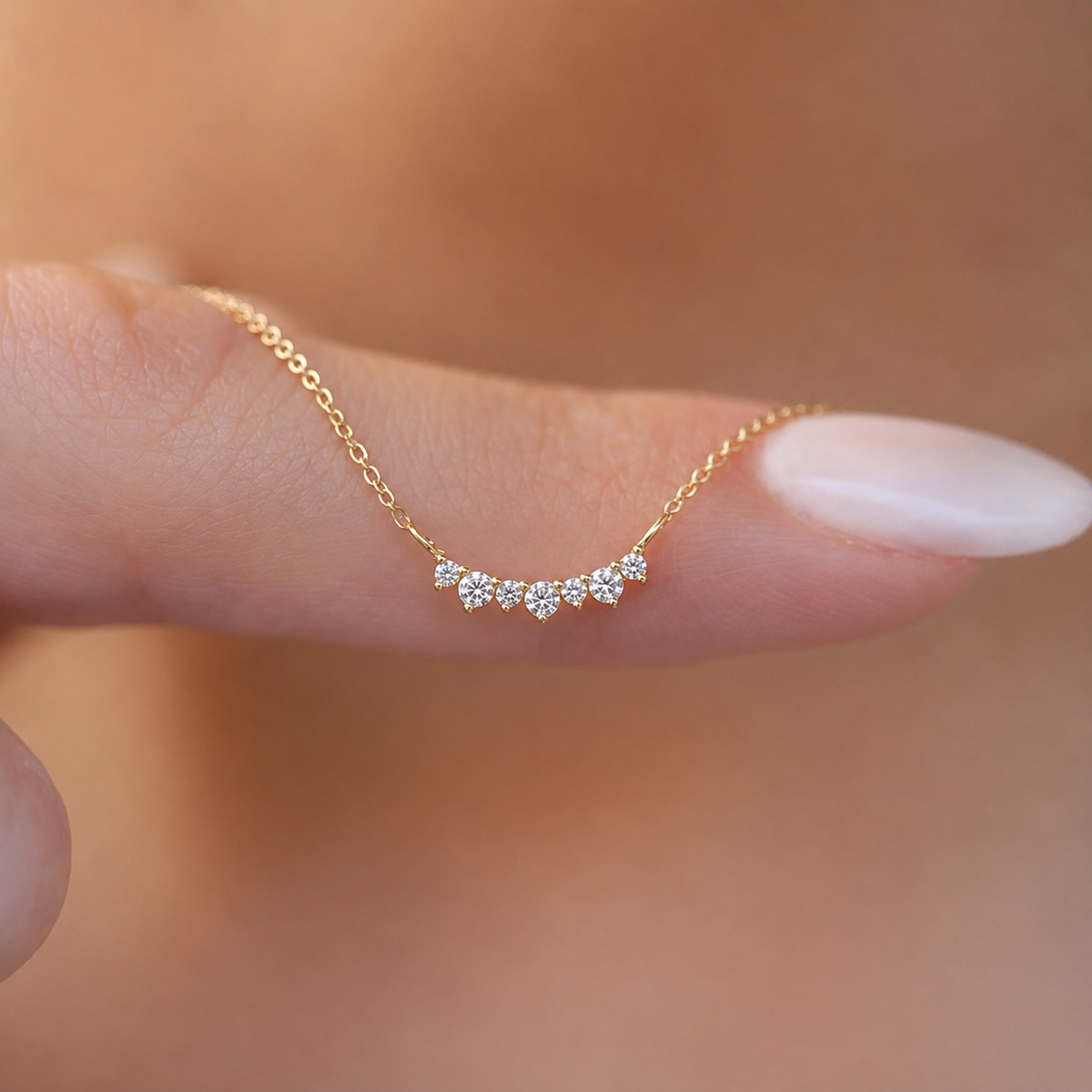0.10 Karat Özel Tasarım Pırlanta Kolye
