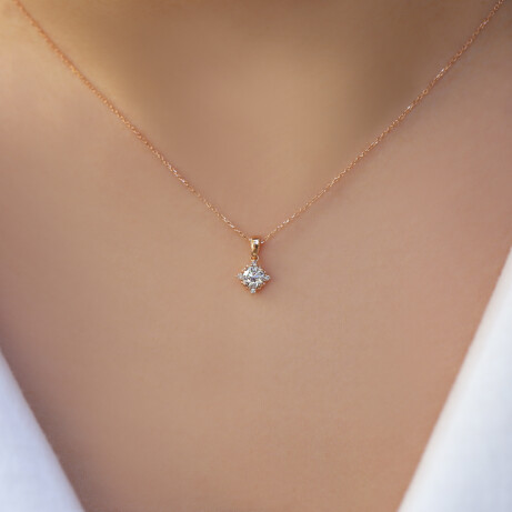 0.45 Karat Özel Tasarım Pırlanta Kolye - 2