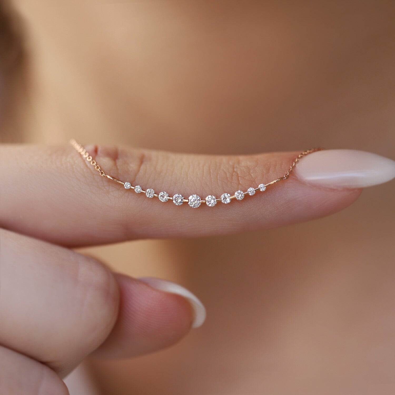 0.25 Karat Özel Tasarım Pırlanta Kolye - İnza Pırlanta