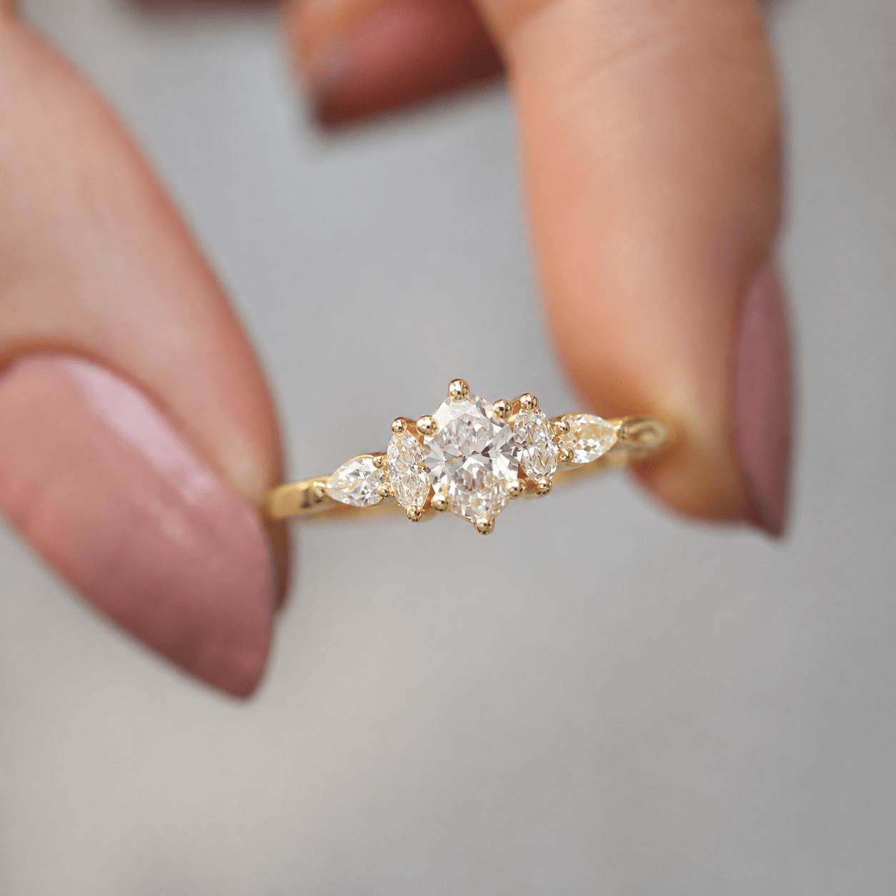 0.50 Karat Vintage Diana Pırlanta Yüzük - İnza Pırlanta