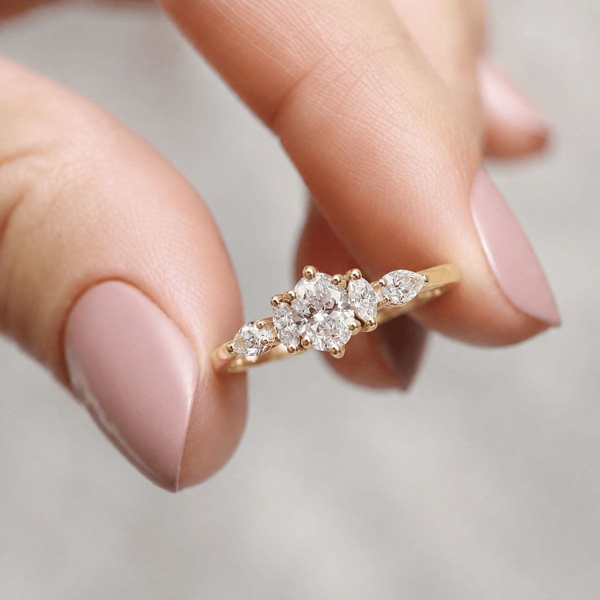 0.50 Karat Vintage Diana Pırlanta Yüzük - İnza Pırlanta