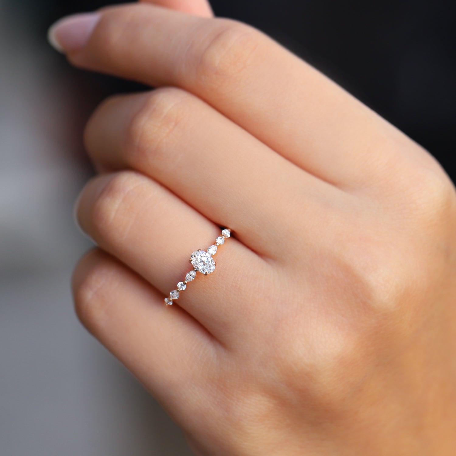 0.50 Karat Vintage Elena Pırlanta Yüzük - İnza Pırlanta