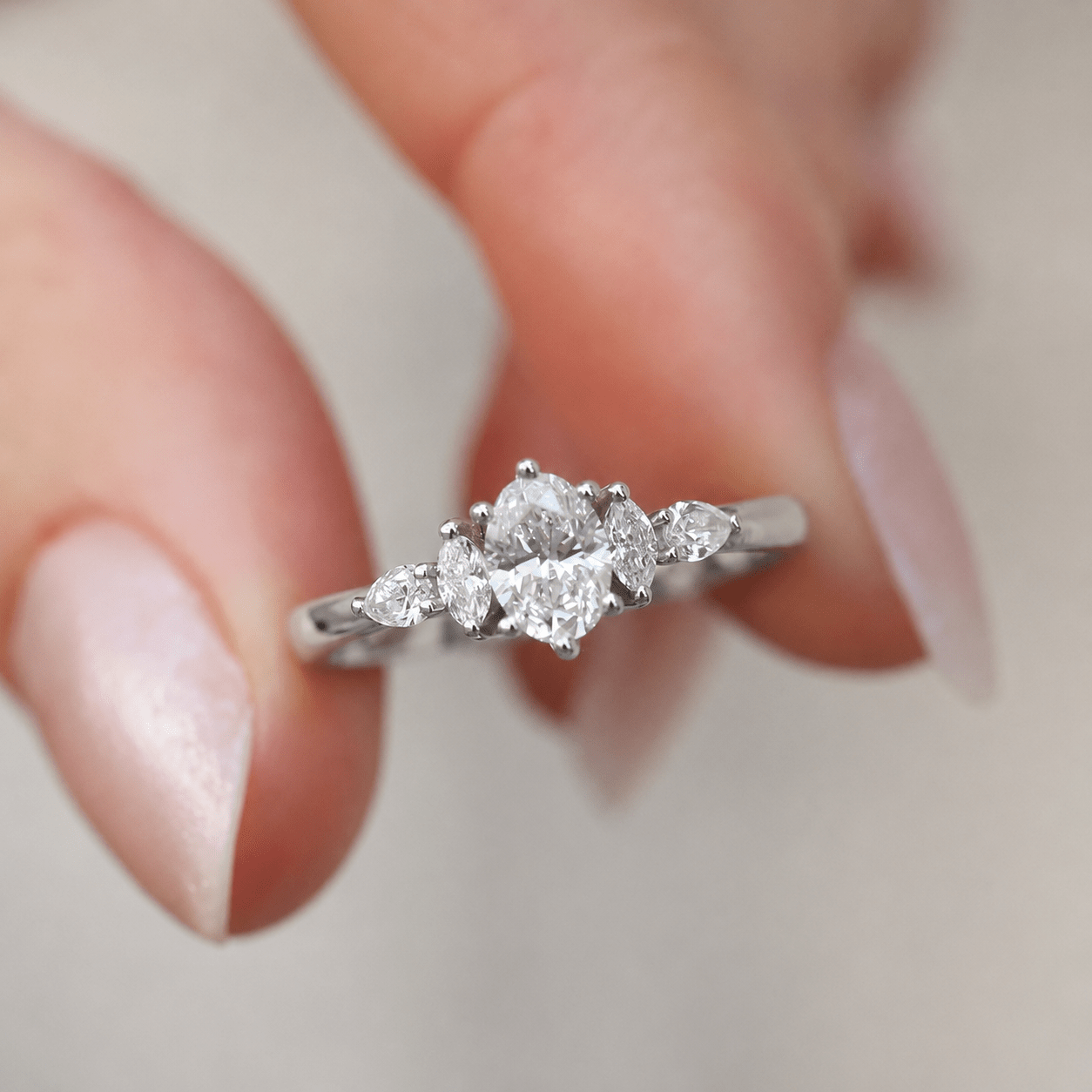 0.60 Karat D VS2 GIA Sertifikalı Vintage Diana Pırlanta Yüzük - İnza Pırlanta