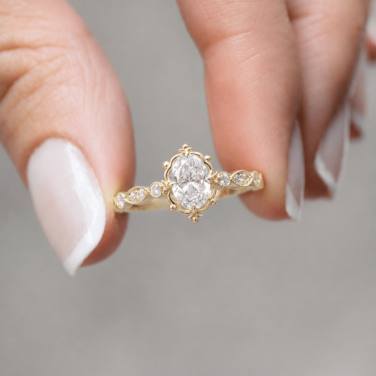 0.65 Karat Vintage Tasarım Aria Pırlanta Yüzük - İnza Pırlanta