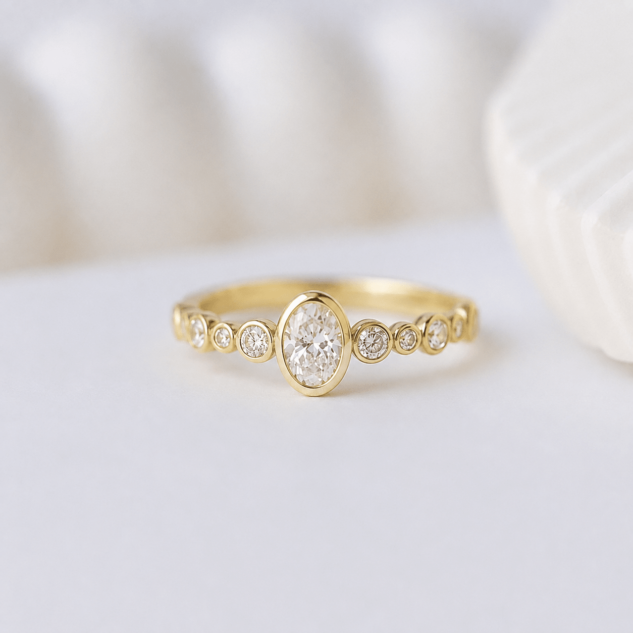 0.70 Karat Vintage Olivia Pırlanta Yüzük - İnza Pırlanta