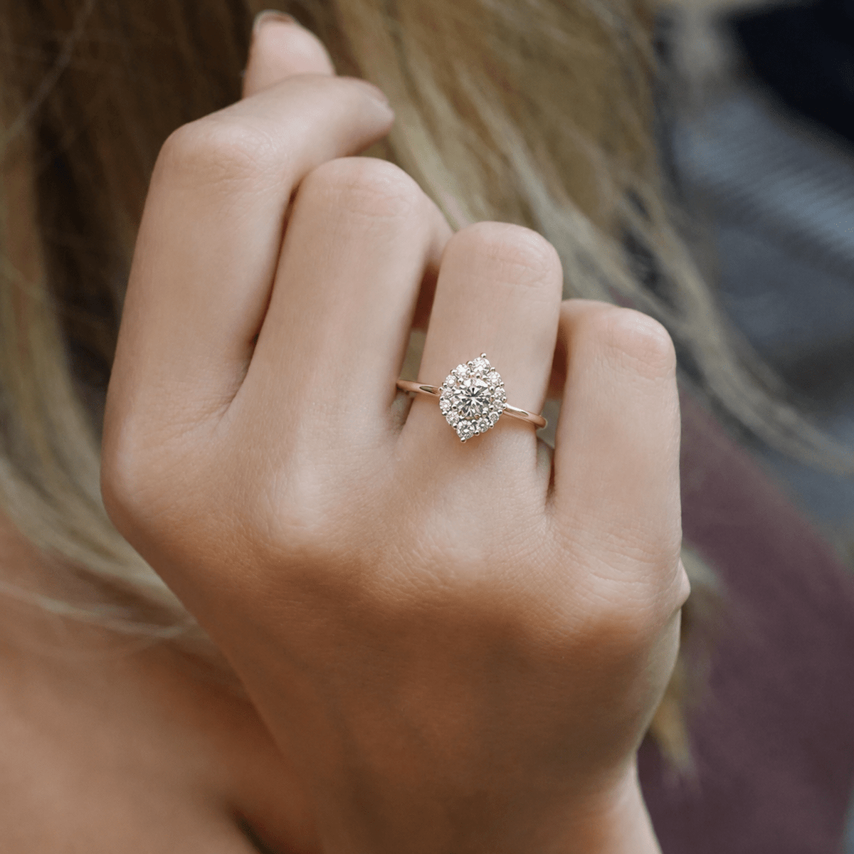 0.80 Karat Vintage Lina Tasarım Pırlanta Yüzük - İnza Pırlanta