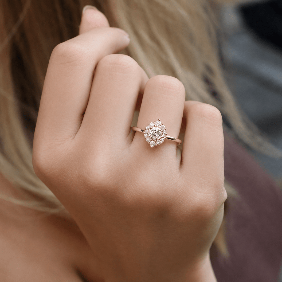 0.80 Karat Vintage Lina Tasarım Pırlanta Yüzük - İnza Pırlanta