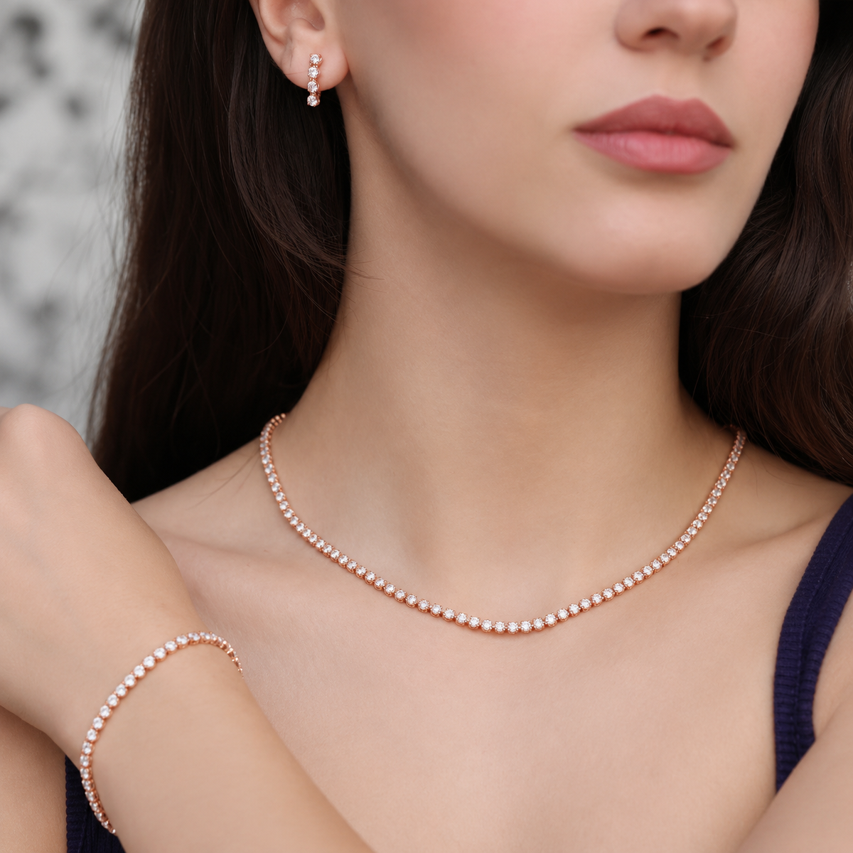 8.50 Karat Suyolu Pırlanta Set
