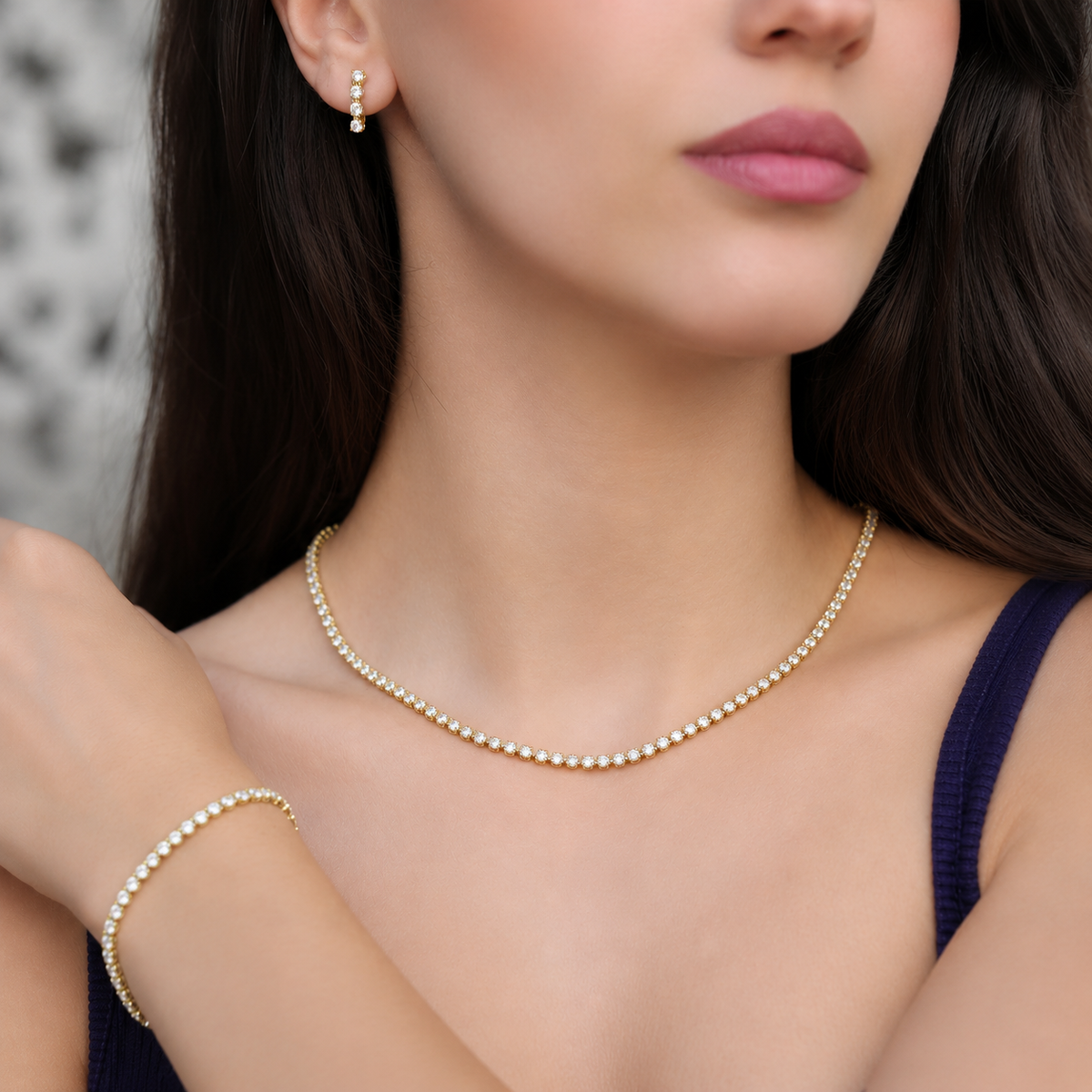 8.50 Karat Suyolu Pırlanta Set