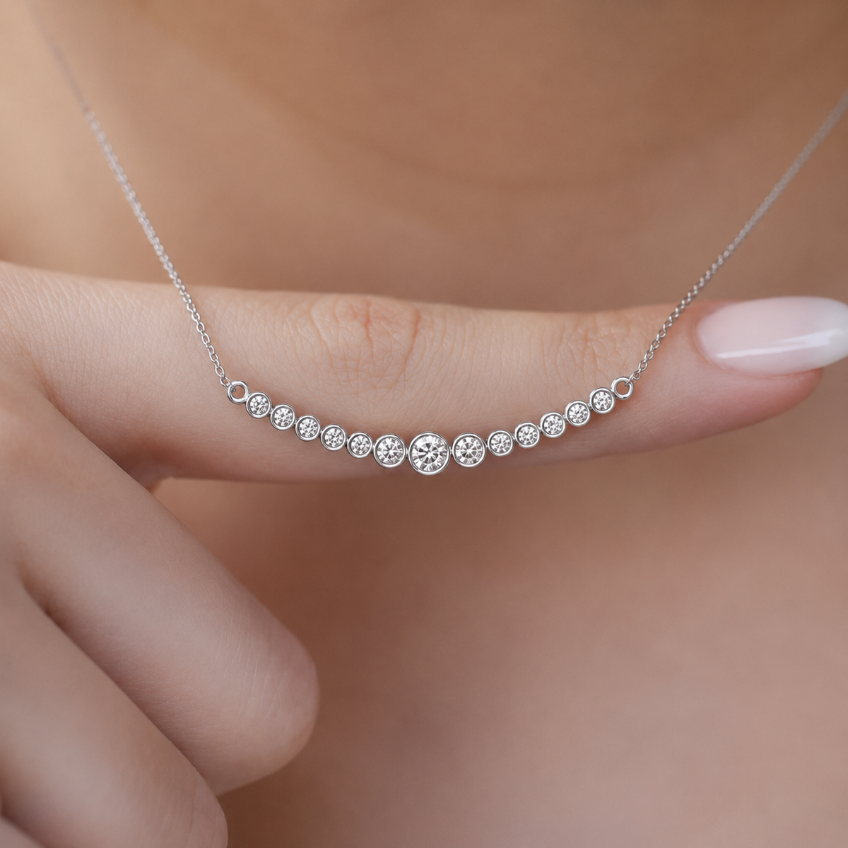 0.55 Karat Özel Tasarım Pırlanta Kolye