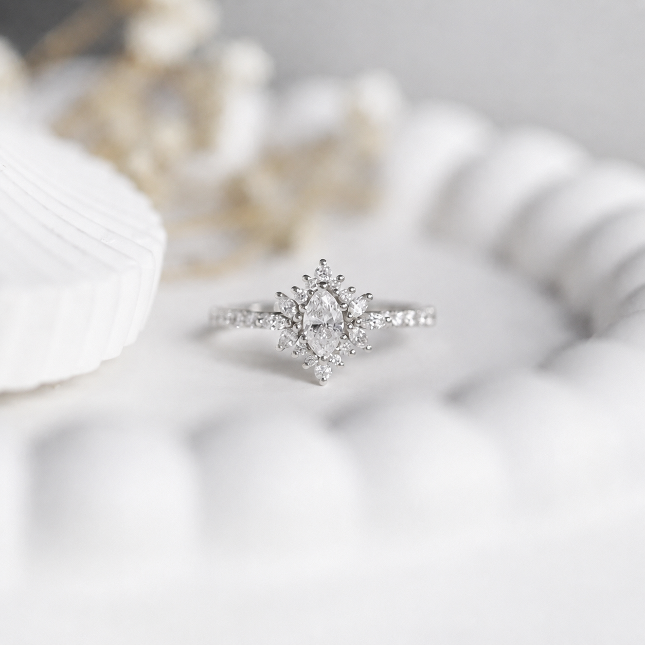 0.65 Karat Vintage Design Artemis Diamantring