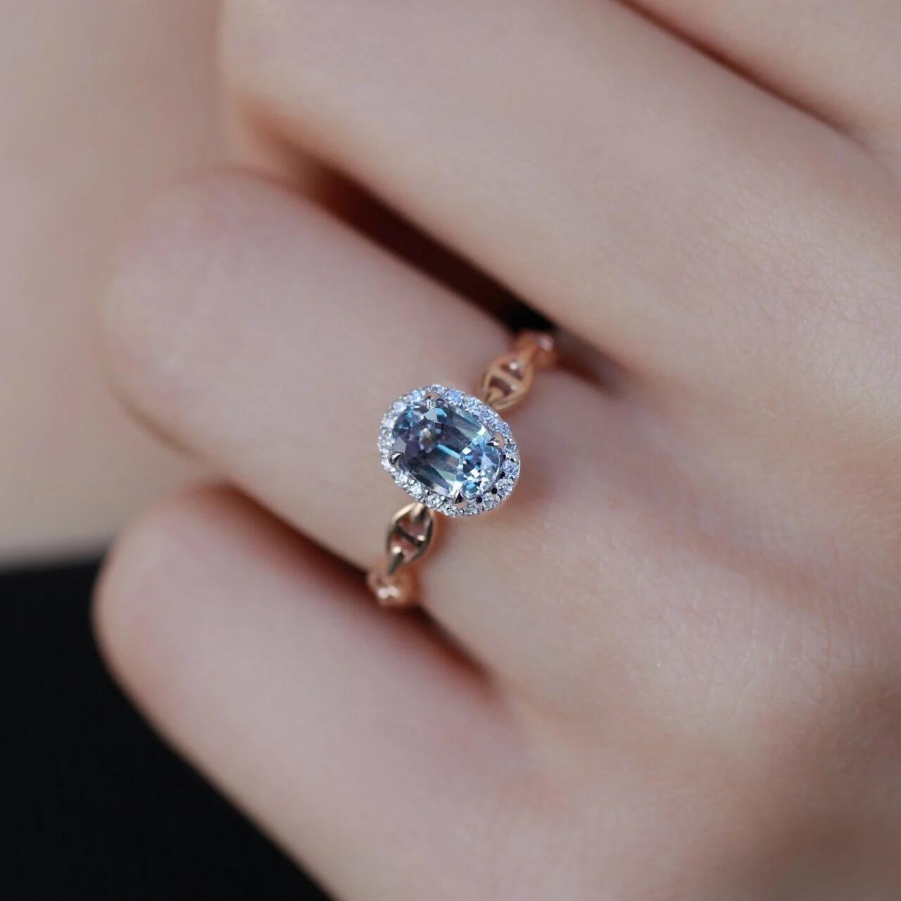 Vintage Alexandrite & Pırlanta Tektaş Yüzük - İnza Pırlanta