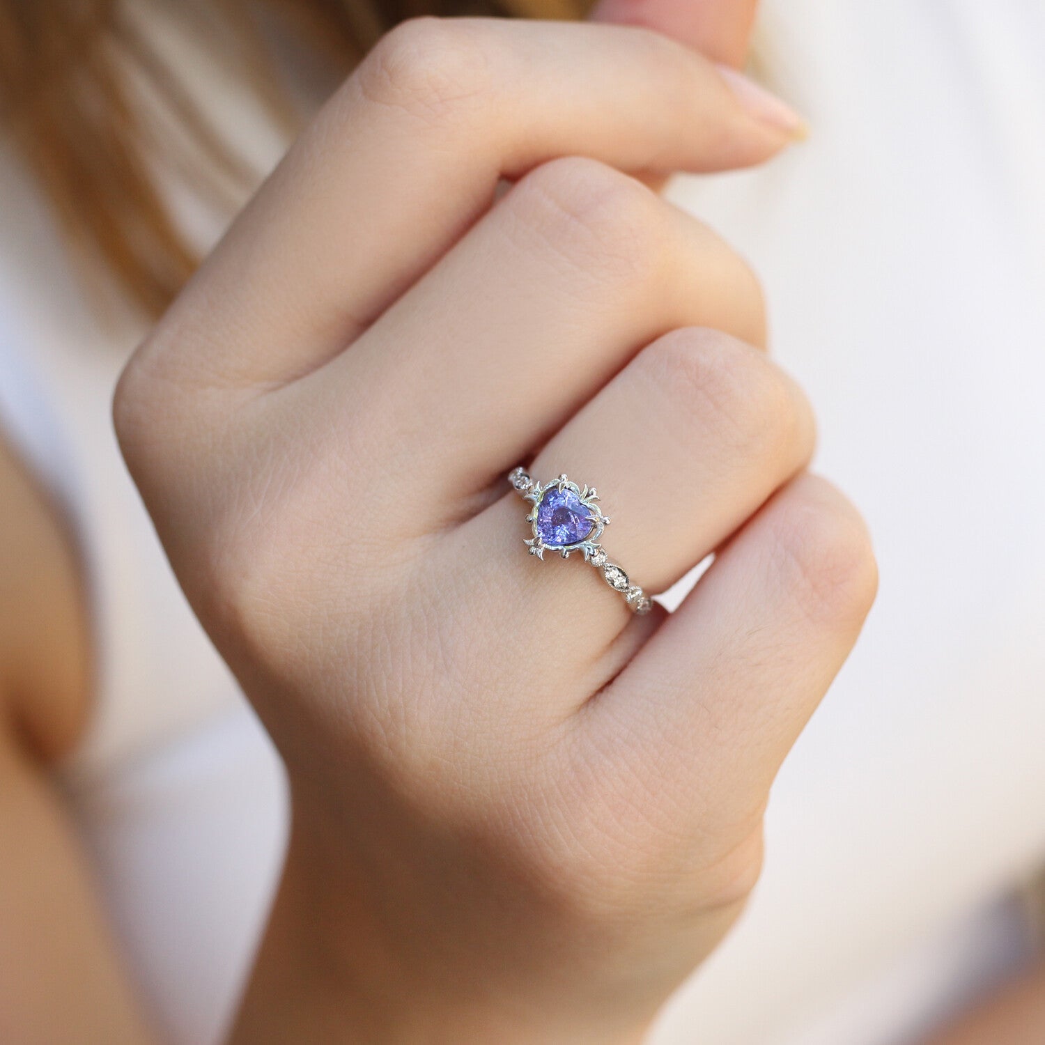 Vintage Aria Tanzanite & Pırlanta Yüzük - İnza Pırlanta
