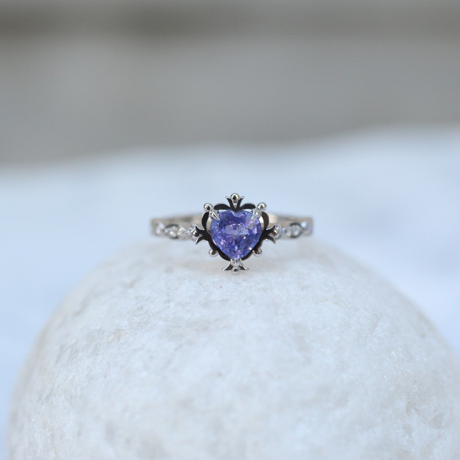 Vintage Aria Tanzanite & Pırlanta Yüzük - İnza Pırlanta